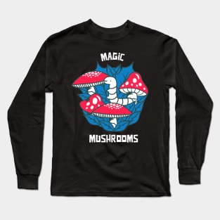 Magic Mushrooms / Magic Roots / Psychedelic Long Sleeve T-Shirt